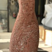 SORAYA in red Travertin at Gallery ‘Konst i Karlstad’, Sweden, March 10-31, 2018