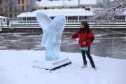 SOURCE, ice sculpture, Uppsala Sweden